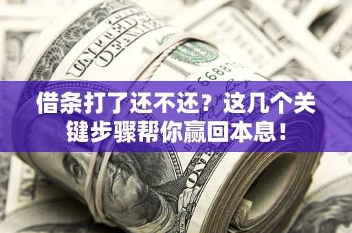 北京借条打了还不还？这几个关键步骤帮你赢回本息！