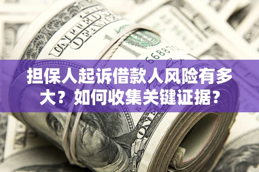北京担保人起诉借款人风险有多大？如何收集关键证据？