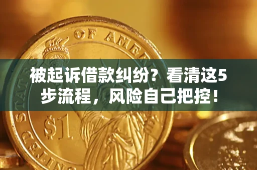 北京被起诉借款纠纷？看清这5步流程，风险自己把控！