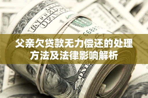 北京父亲欠贷款无力偿还的处理方法及法律影响解析
