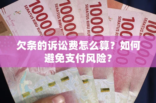 北京欠条的诉讼费怎么算？如何避免支付风险？